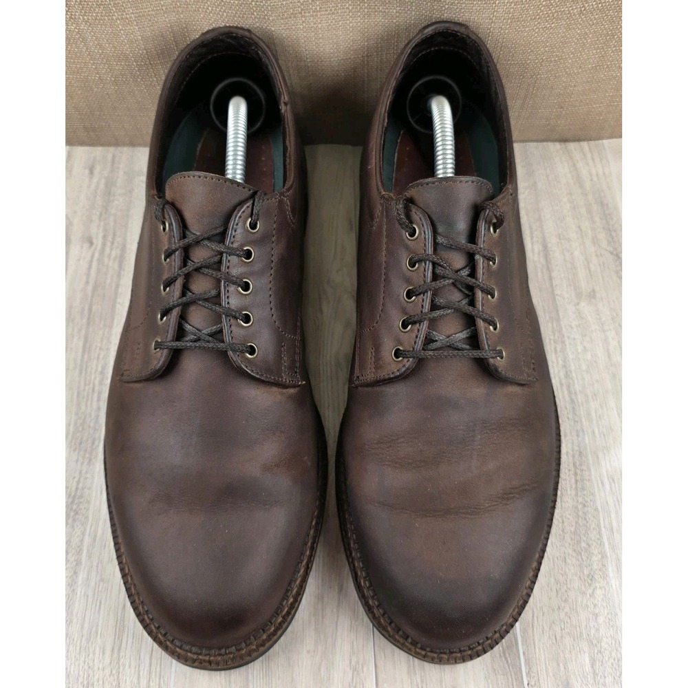 H.S Trask Bison Authentic Leather Oxford Shoes Mens Size 10.5M Made in the USA